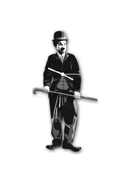 Good Time Charlie Chaplin Sallanan Sarkaçlı Ahşap Duvar Saati Özellikleri ve Tasarımı