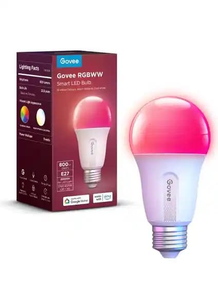Govee Wifi ve Bluetooth Destekli Akıllı LED Ampul ile Modern ve Enerji Verimli Aydınlatma Çözümleri