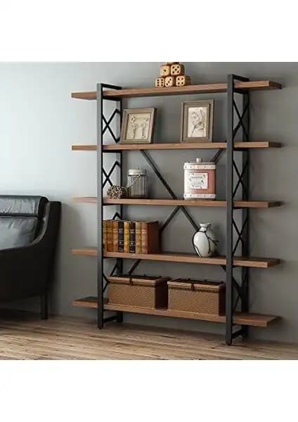 Güven Dekoratif Metal Kitaplık: Modern ve Dayanıklı Tasarım ile Şıklık ve Düzen