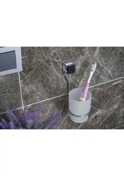 Hagen Güçlü Yapıştırma Diş Fırçalık: Dayanıklı ve Estetik Pratik Mutfak ve Banyo Aksesuarı