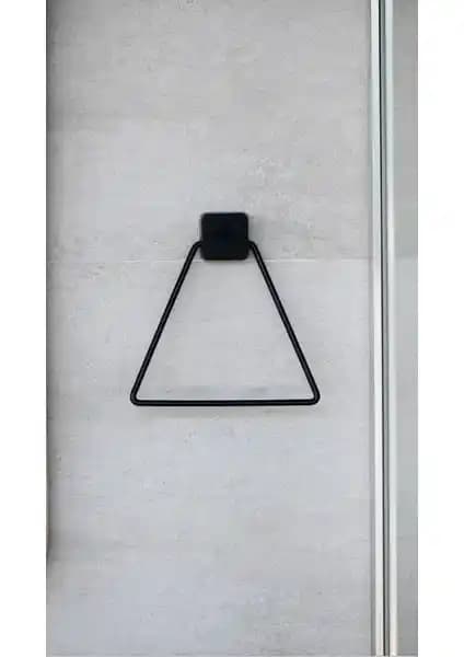 Hagen Paslanmaz Yapışkanlı Üçgen Havluluk: Modern ve Dayanıklı Banyo Aksesuarı
