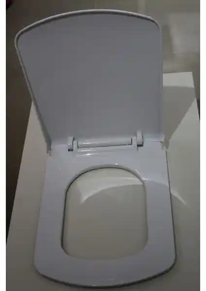 Hakersan Yavaş Kapanan Kare Klozet Kapağı Modern ve Sessiz Kullanım İçin Uygun