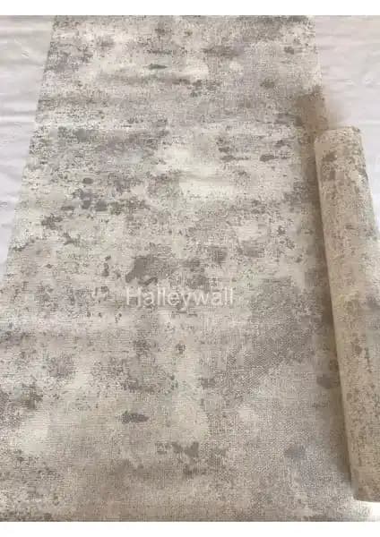 Halleywall 2462 Gri Simli Duvar Kağıdı: Modern ve Şık İç Mekan Dekorasyonu İçin Uygun