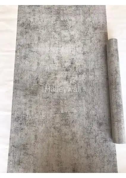 Halleywall 68-6 Gri Baskı Desenli Modern Duvar Kağıdı Dekorasyon Seçeneği