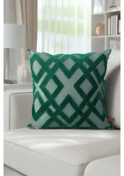 Hamur Bohem Tasarım Punch Panç Kırlent Kılıfı 43x43 cm Estetik ve Fonksiyonel Dekorasyon Ürünü