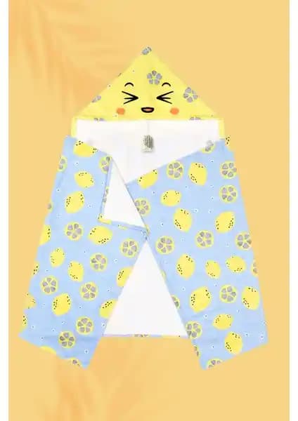 Hamur Kapşonlu Çocuk Plaj Havlusu Renkli ve Dayanıklı Çok Amaçlı Kullanım İçin