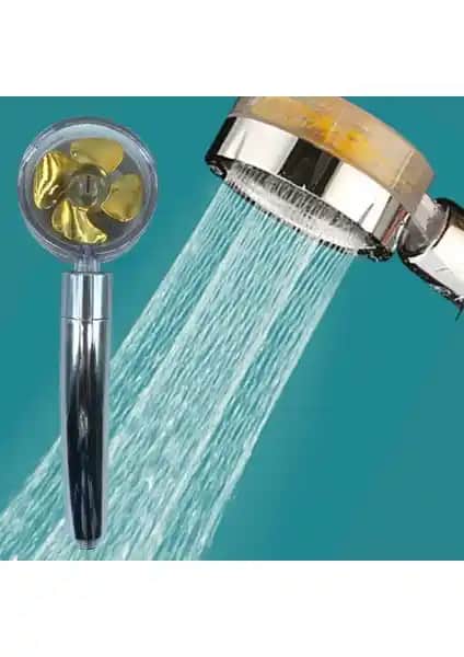 Hayalimkapımda Tasarruflu Pervaneli Duş Başlığı Modern Banyo Tasarımı için Uygun