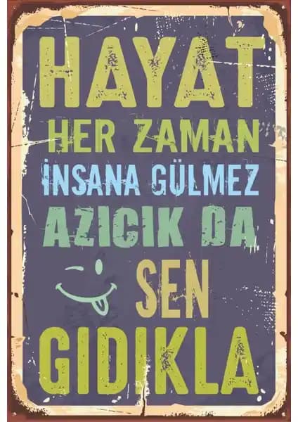 Hayat Poster: Motivasyon ve Estetiği Bir Araya Getiren Ahşap Dekorasyon Parçası