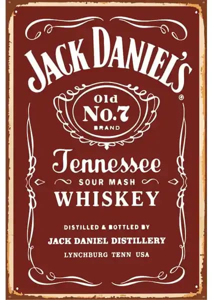 Hayat Poster Viski Retro Vintage Ahşap Poster Dekoratif ve Dayanıklı Tasarım