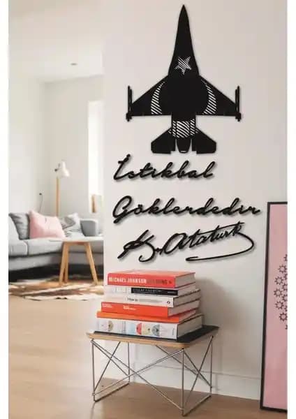 Hellove Solo Türk F16 Uçak Tablo: Modern ve Dinamik Dekorasyon İçin Şık Duvar Sanatı