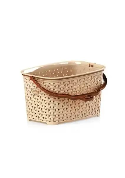 Hobby Life Plastik Rattan Mandal Sepeti: Dayanıklı ve Şık Ev Düzenleme Çözümü