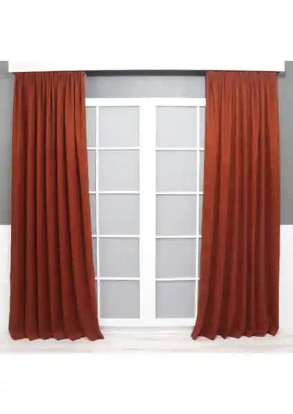 Home Color Petek Kadife Dokulu Fon Perde: Şık ve Fonksiyonel Modern Ev Dekorasyonu