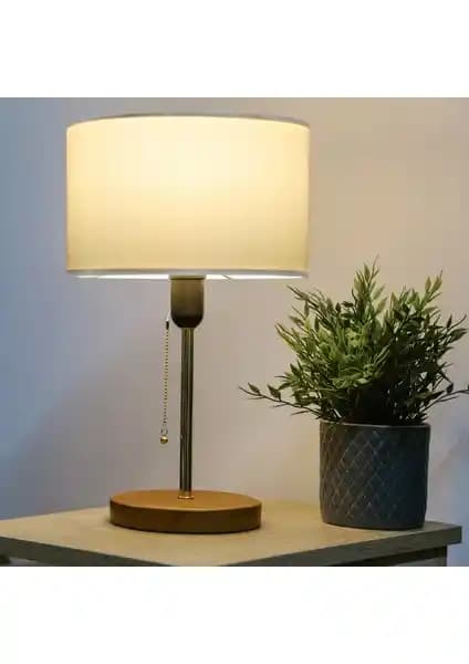 Homing Sera Kumaş Başlıklı Abajur: Şık ve Fonksiyonel İç Mekan Aydınlatma Seçeneği