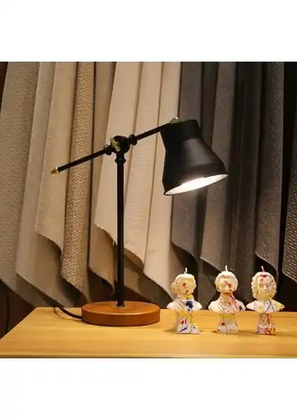 Homing Siyah Old Çalışma Masa ve Gece Lambası: Modern, Dayanıklı ve Estetik Tasarım