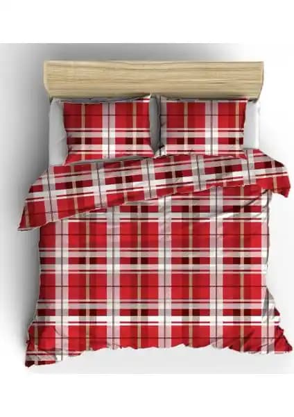 İkbal Home Ranforce %80 Pamuklu Çift Kişilik Nevresim Seti Modern ve Dayanıklı Tasarımıyla