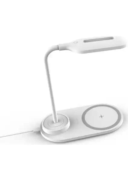 İmex Kablosuz Şarj Standlı Masaüstü USB Lamba ile Modern ve Fonksiyonel Çalışma Ortamları
