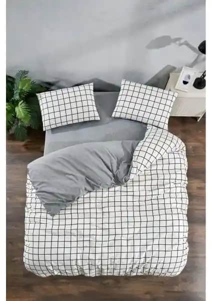 INTER Z Knidos Serisi Çift Kişilik Desenli Nevresim Takımı Modern ve Şık Tasarım