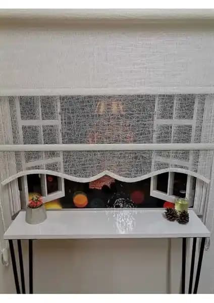 İREMKARAHOME Çift Mekanizmalı Tül ve Stor Perde Model 7: Modern ve Dayanıklı Dekorasyon Unsuru