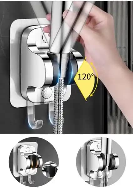 IRMAK Kendinden Yapışkanlı Duş Başlığı Askısı: Kolay Montaj ve Dayanıklı Tasarım