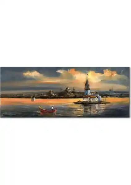 İstanbul Kız Kulesi Temalı Kanvas Tablo ile Mekânlarınıza Sanat Katın