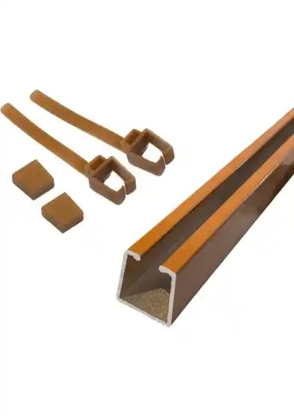 İzen Rustik Alüminyum Perde Ray ve Korniş Sistemi ile Dayanıklı ve Estetik Perde Montajı