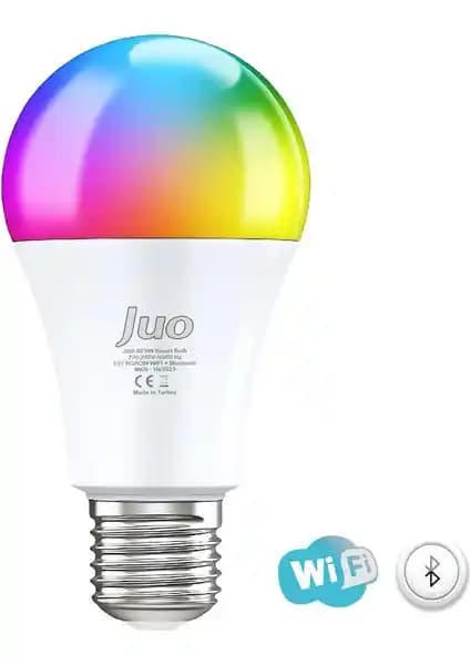Juo Lumex Akıllı Ampul 9W LED RGB Wi-Fi ve Bluetooth ile Modern Aydınlatma Çözümü