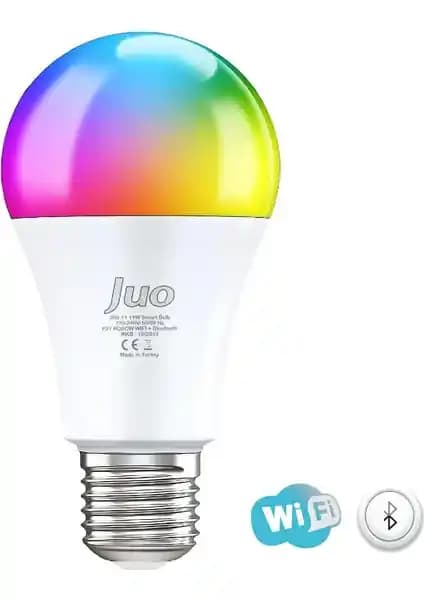 Juo Lumex Akıllı LED RGB Ampul Wi-Fi Bluetooth ile Modern ve Çok Fonksiyonlu Aydınlatma Çözümü