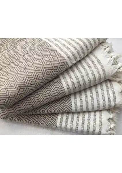 Kahverengi Pamuklu Koltuk Örtüsü Takımı Konfor ve Estetik Sunar