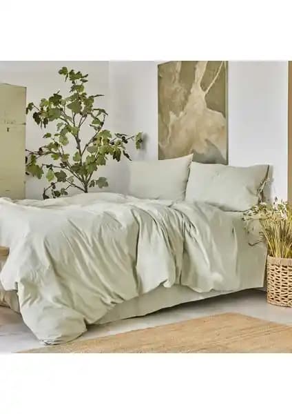Karaca Home 4 Element Bej %100 Pamuk Çift Kişilik Nevresim Takımı Yatak Odası Şıklığı ve Konforu