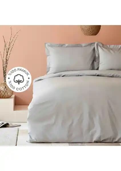 Karaca Home Back To Basic Gri %100 Pamuk Çift Kişilik Nevresim Takımı Özellikleri ve Kullanımı
