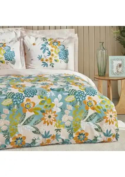 Karaca Home Botanical Yeşil Tek Kişilik Nevresim Takımı Doğal Kumaş ve Şık Tasarım