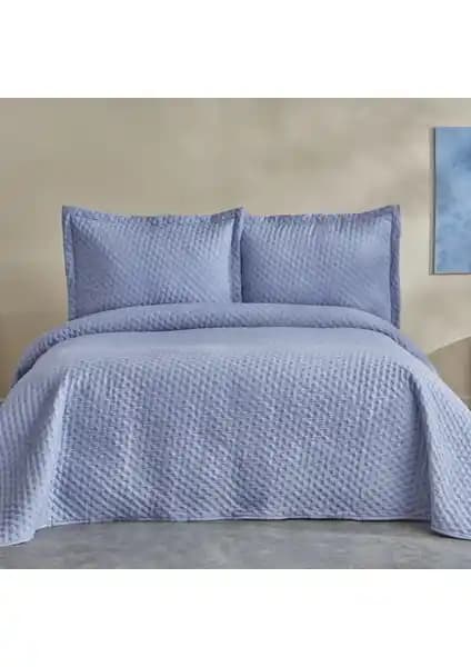 Karaca Home Breeze Soft Çift Kişilik Yatak Örtüsü Indigo Modern ve Şık Tasarım