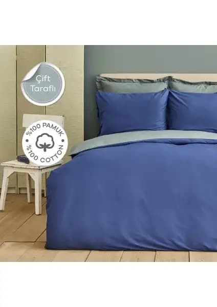 Karaca Home Gri İndigo %100 Pamuk Çift Kişilik Nevresim Takımı Özellikleri ve Bakım İpuçları