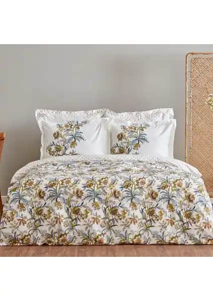 Karaca Home Indra %100 Pamuk Çift Kişilik Nevresim Takımı Estetik ve Konfor Sunar