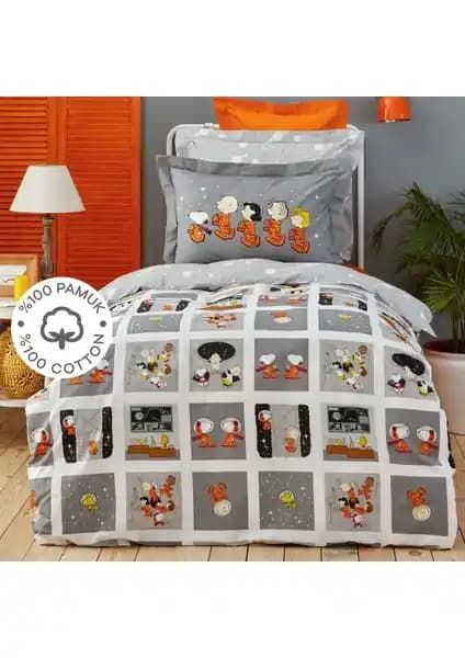 Karaca Home Peanuts Snoopy Space Tek Kişilik Pamuk Nevresim Takımı İnceleme ve Özellikleri