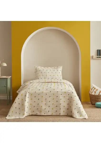 Karaca Home Young Rainbow Tek Kişilik Yatak Örtüsü Takımı Modern Tasarım ve Dayanıklılık