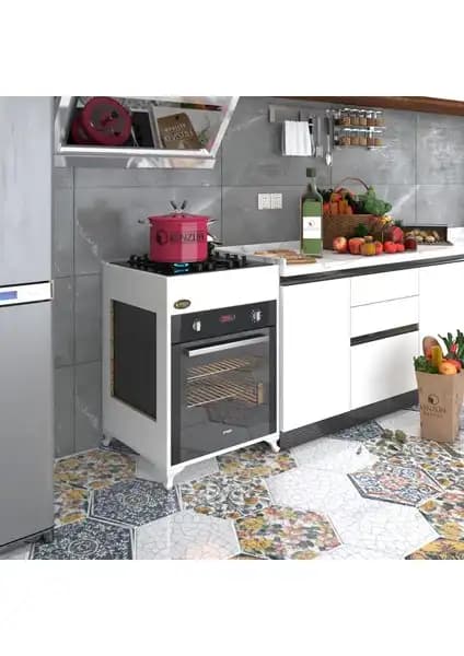 Kenz Life Selenyum3 Byz Ankastre Fırın ve Ocak Dolabı Modern Tasarım ve Uyum Özellikleri