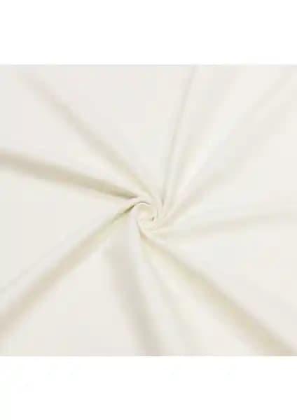 Kezban Tekstil Krem Rengi 90x100 cm Duck Keten Punch Nakış Pano Kumaşı