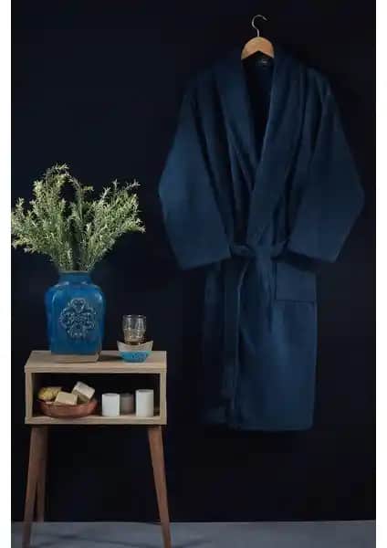 Kısayol Ev-X Micro Cotton Büyük Beden Lacivert Kapüşonlu Bornoz İncelemesi