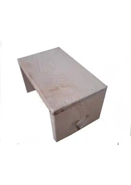 Koza Tasarım Atölyesi Ahşap Çocuk Taburesi: Dayanıklı ve Estetik Doğal Mobilya Seçeneği