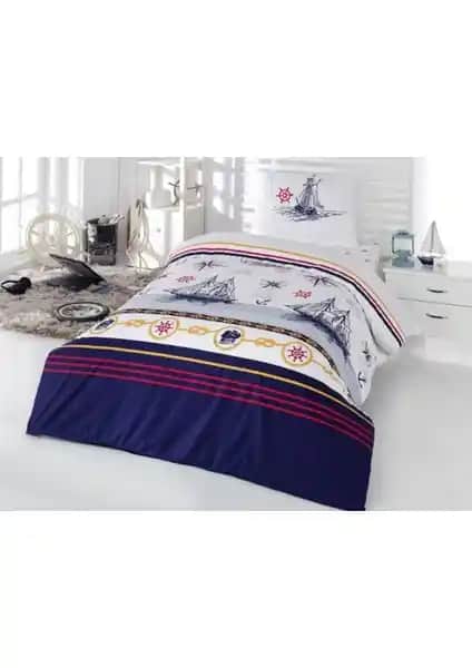 Kristal Yelkenli Tek Kişilik Nevresim Takımı: Modern ve Dayanıklı Pamuklu Yatak Seti