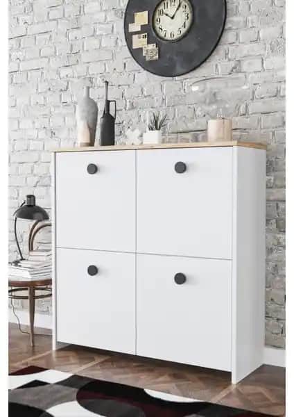 Kzy Mobilya 4 Kapaklı 4 Raflı Dekoratif Dolap İncelemesi ve Kullanıcı Yorumları