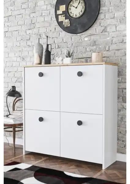 Kzy Mobilya 4 Kapaklı 4 Raflı Dekoratif Dolap İncelemesi ve Kullanıcı Yorumları