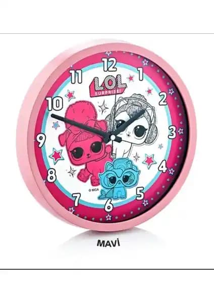 L.O.L. Bebek Duvar Saati Çocuk Odaları İçin Şık ve Dayanıklı Dekorasyon Seçeneği