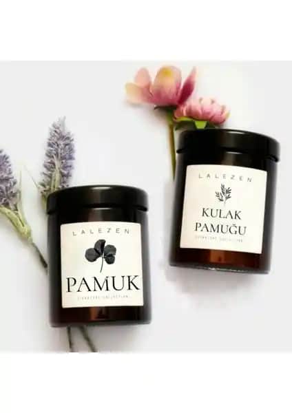 Lalezen Kulak Pamuğu ve Kavanoz Seti: Şık ve Çok Amaçlı Saklama Çözümleri