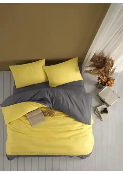 Louis Marie Yellowlove Çift Kişilik 4 Parça Nevresim Takımı Yatak Odası İçin Şık ve Kullanışlı