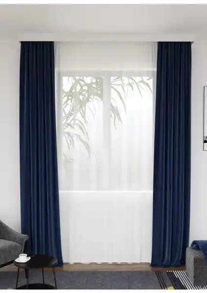 Lüks House Keten Görünümlü Tül Perde: Şıklık ve Fonksiyonellik Bir Arada