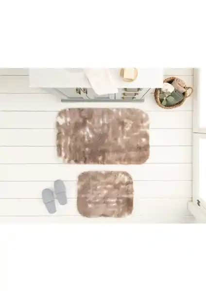 Madame Coco Damien 2'li Banyo Paspası: Şık ve Dayanıklı Modern Banyo Dekorasyonu İçin