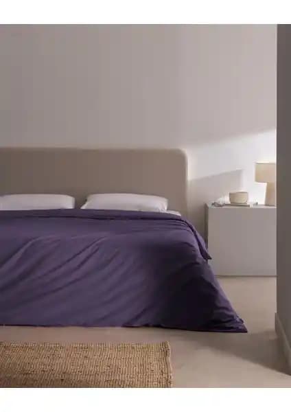 Madame Coco Manon King Size Pamuk Ranforce Mor Nevresim Takımı Yatak Odası Şıklığı ve Konforu