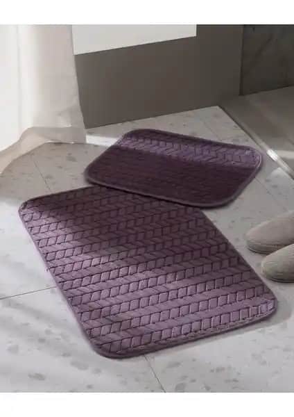 Madame Coco Norris Koyu Mürdüm Banyo Paspası Estetik ve Konfor Sunar